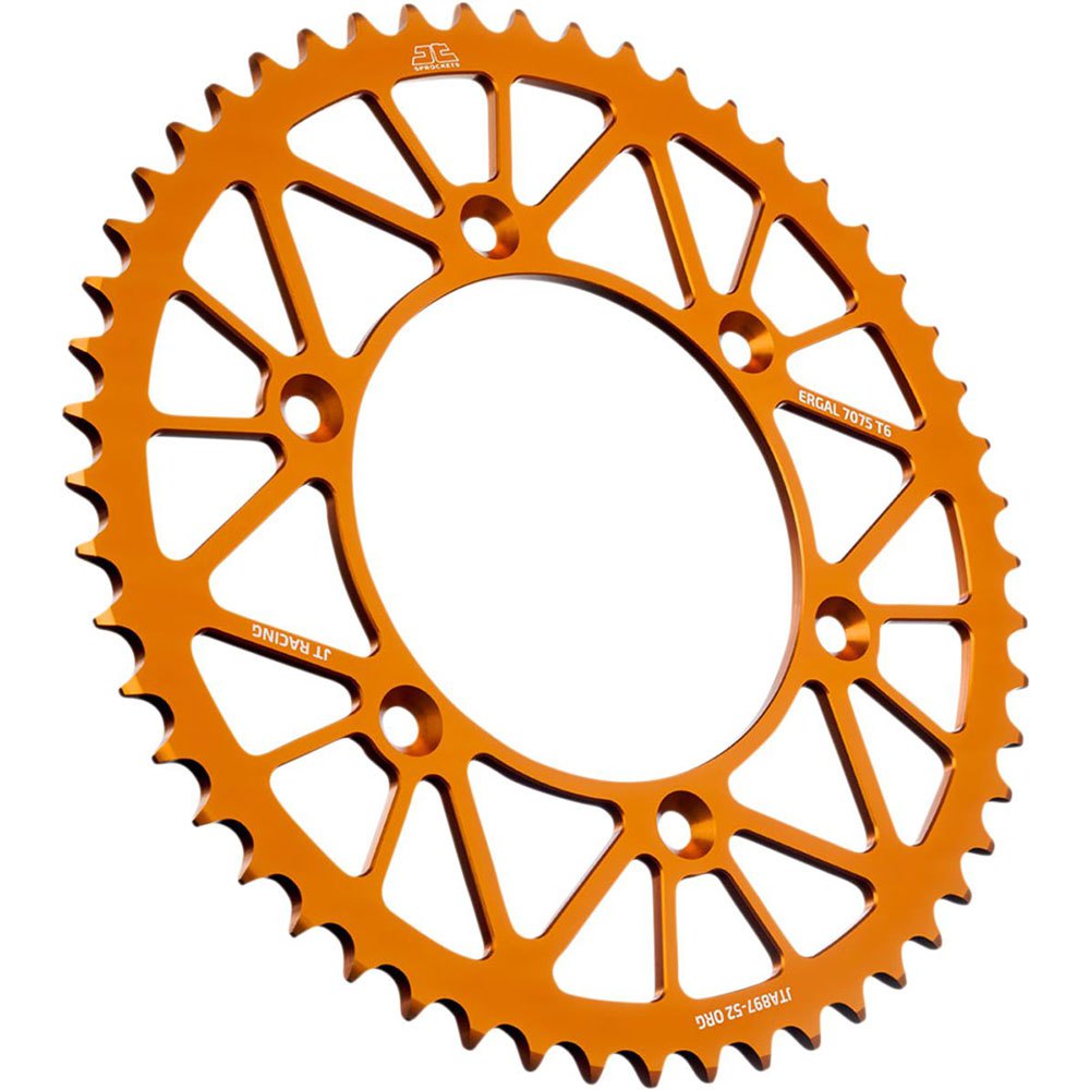 jt-sprockets-husqvarna-ktm-jta897.52org-Πίσω-γρανάζι-αλουμινίου Γρανάζι 52Τ πίσω πορτοκαλί JT racelite - Image 1